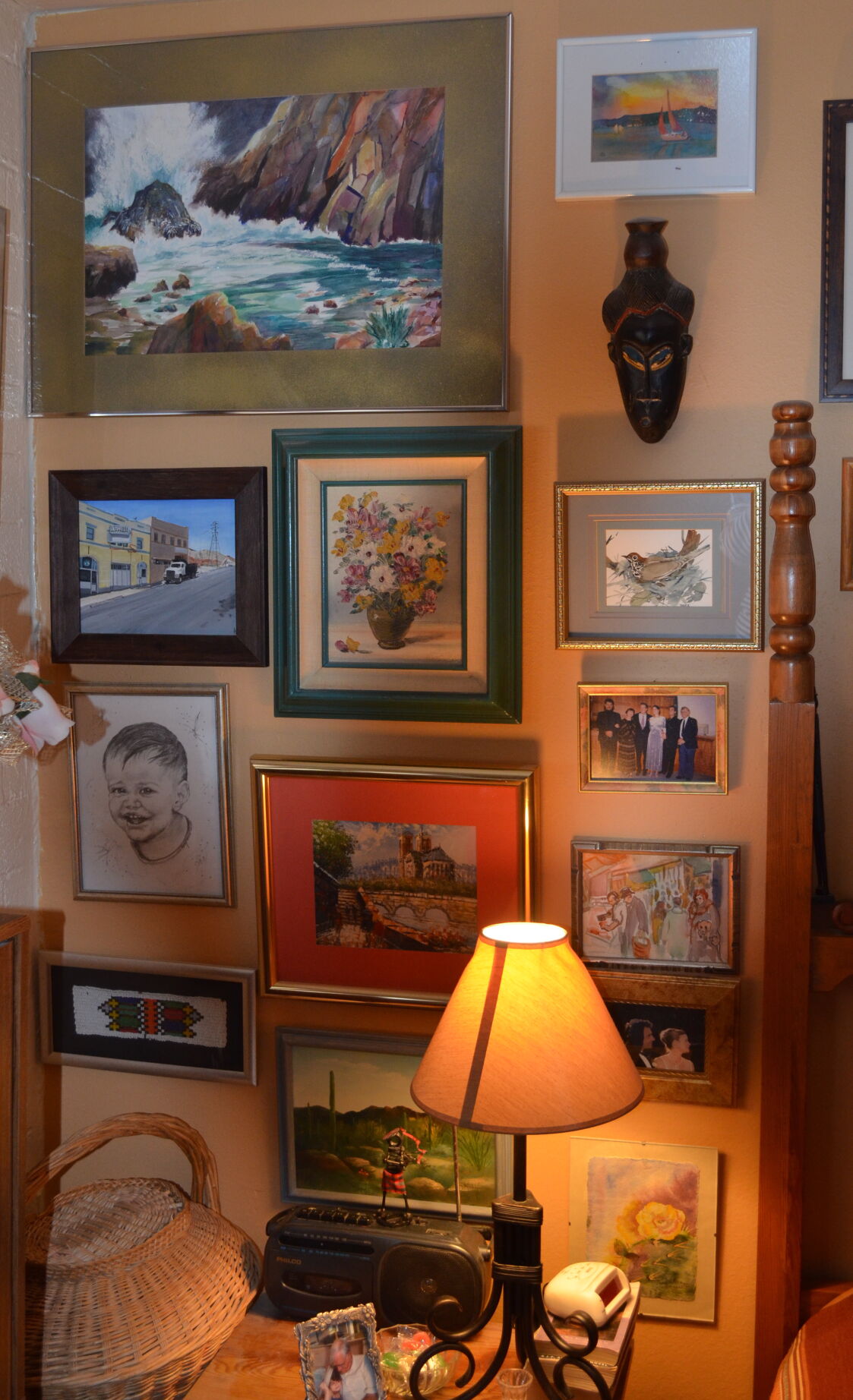 AN ARTISTIC SOUL: Inside a villa's art gallery